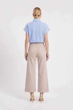 Renata High-Waist Wide-Leg Pantalón 731148 ARE