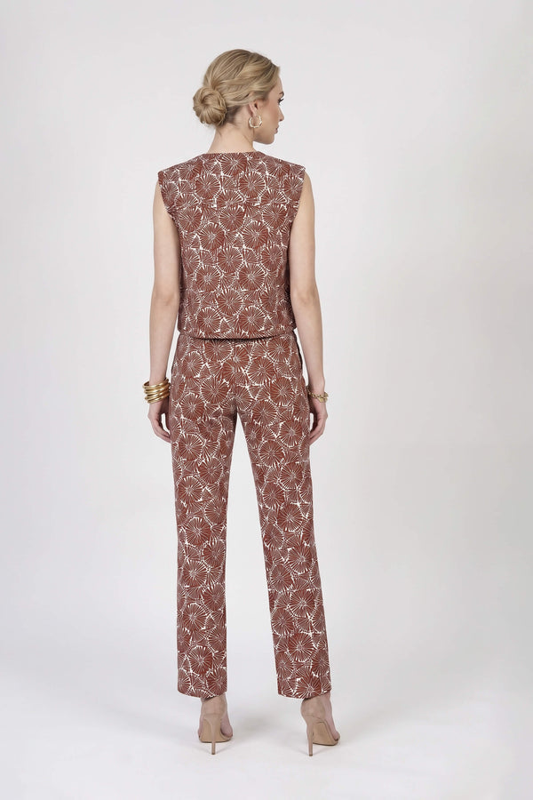 Gala Printed Buttoned Chaleco 753000 CAF