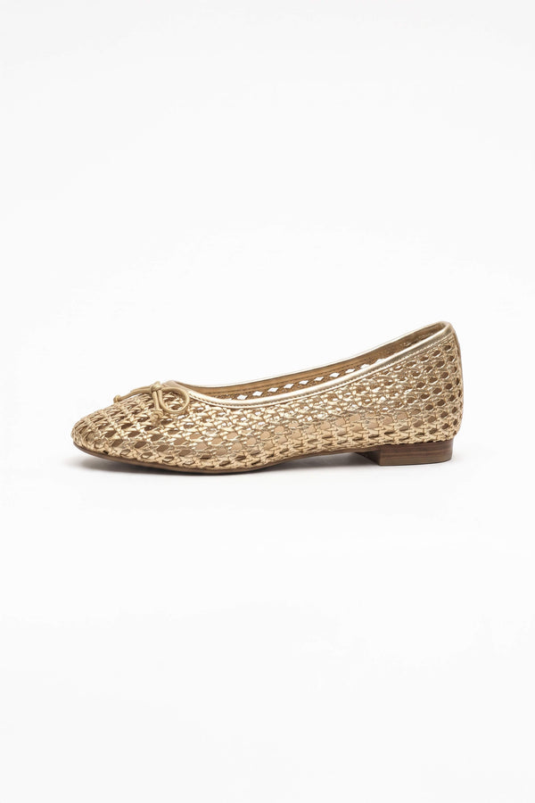 Camila Woven Bow Flat Ballerinas ZA02390 DOR