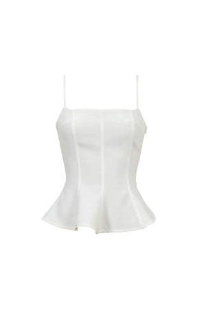 Adriana Peplum Strap Top - Reina Diaz