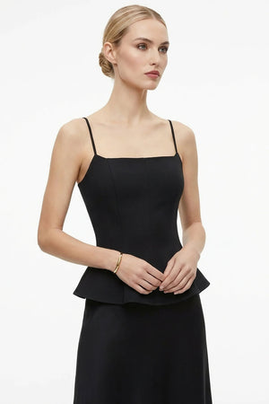 Adriana Peplum Strap Top - Reina Diaz