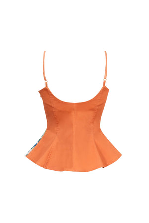 Adriana Peplum Strap Top - Reina Diaz
