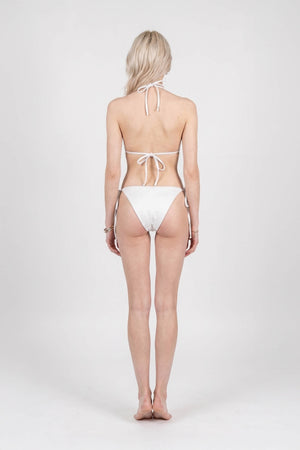 Adriana Sequin Textured Triangle Bikini 890060 BCO - Reina Diaz