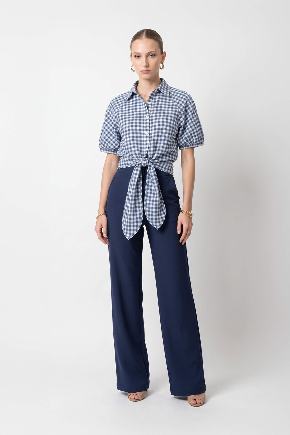 Alannia Straight-Leg Pantalón 532005 MAR - Reina Diaz