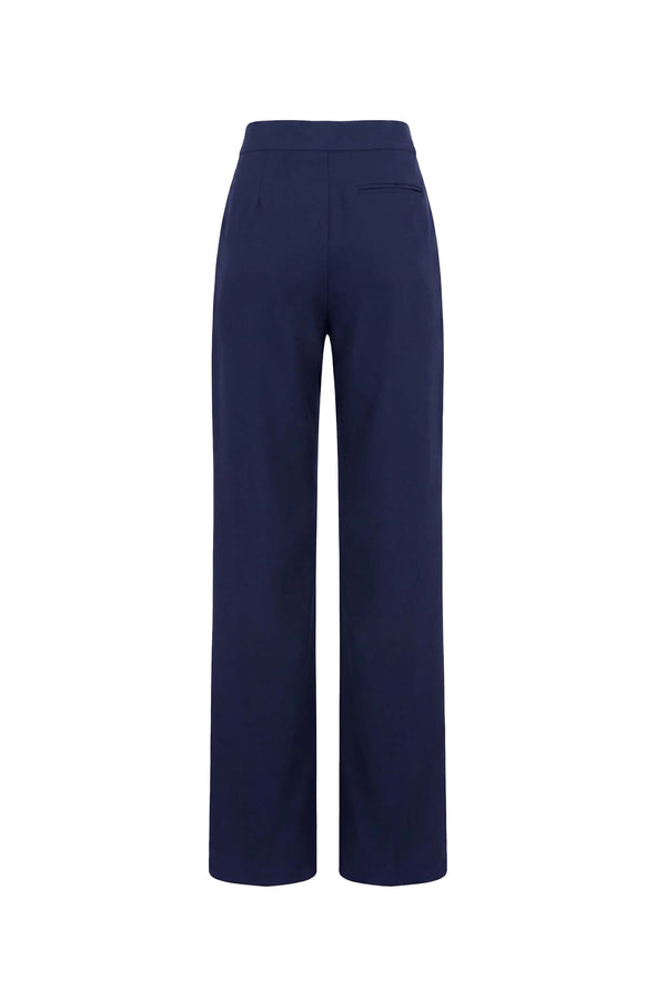 Alannia Straight-Leg Pantalón 532005 MAR - Reina Diaz