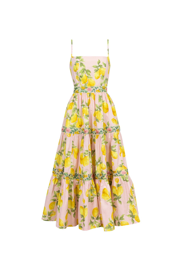 Alessia Strappy Tiered Maxi Dress - Reina Diaz