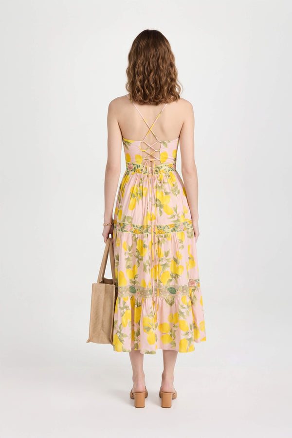 Alessia Strappy Tiered Maxi Dress - Reina Diaz