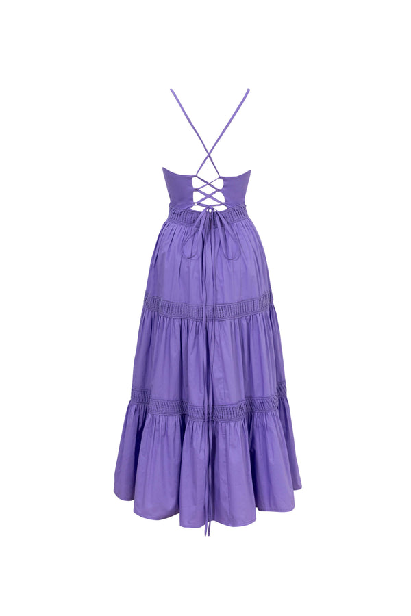 Alessia Strappy Tiered Maxi Dress 723053 - Reina Diaz
