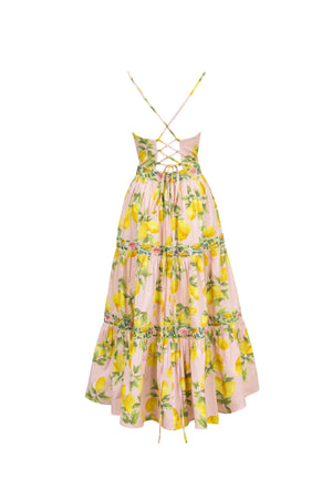 Alessia Strappy Tiered Maxi Dress - Reina Diaz