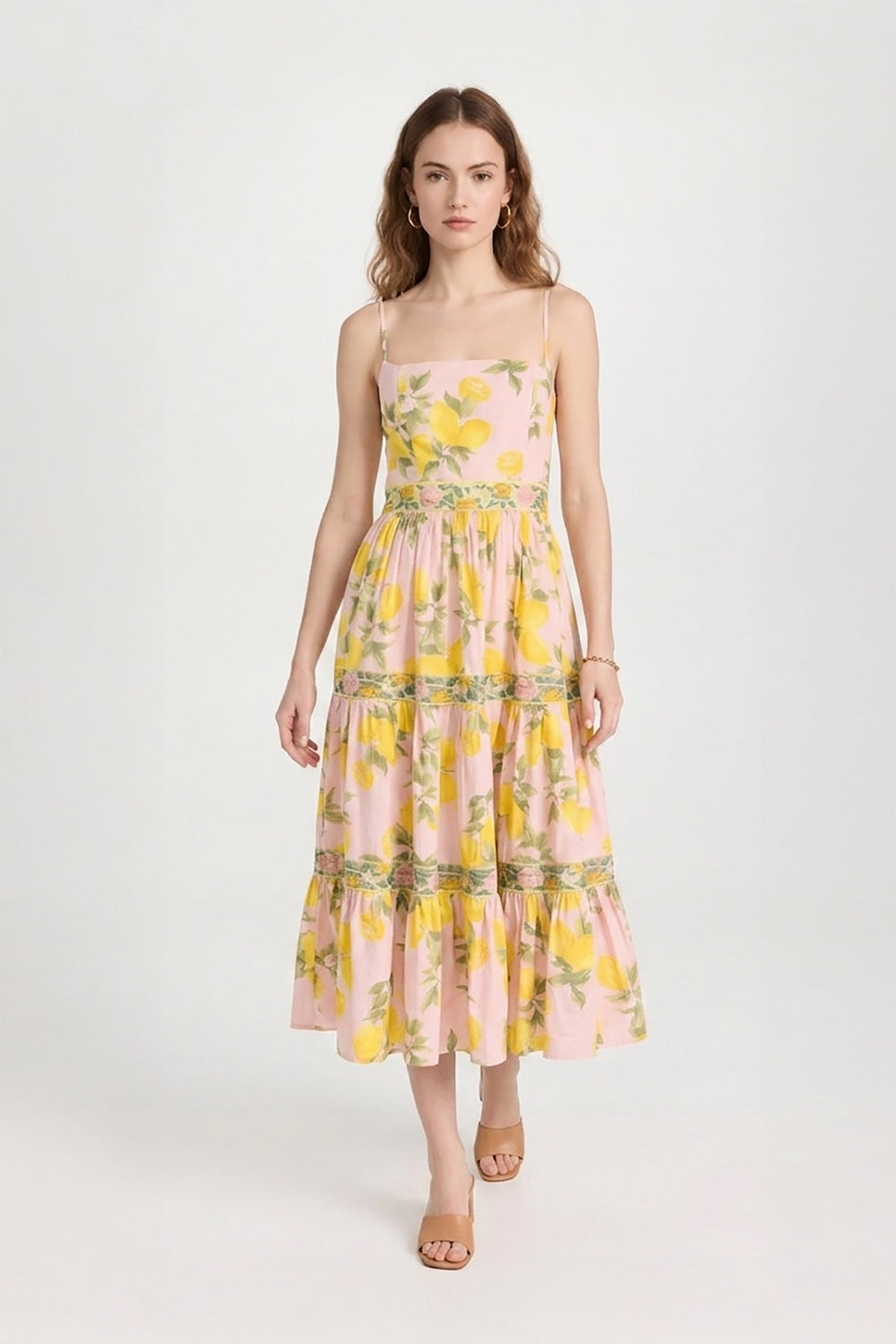 Alessia Strappy Tiered Maxi Dress - Reina Diaz