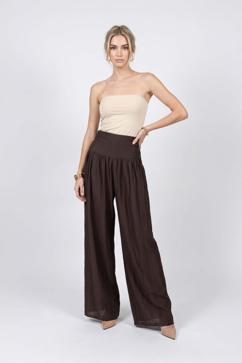 Alexa Asymmetrical Strapless White Top 753045 ALM - Reina Diaz