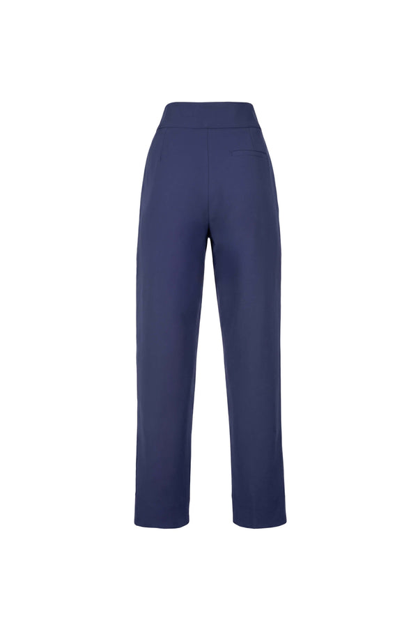 Alexa High-Waist Button Straight Pants 532163 MAR - Reina Diaz