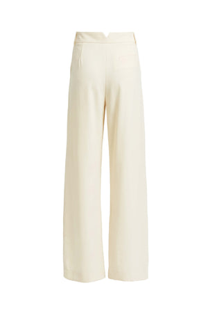 Alexa Jewel-Button Wide-Leg Pantalón Conjunto 532135 BEI - Reina Diaz