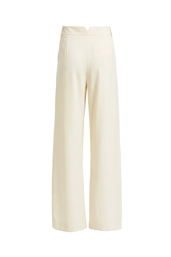 Alexa Jewel-Button Wide-Leg Pantalón Conjunto 532135 BEI - Reina Diaz