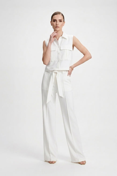 Alexa Sleeveless Utility Pocket Vest - Reina Diaz