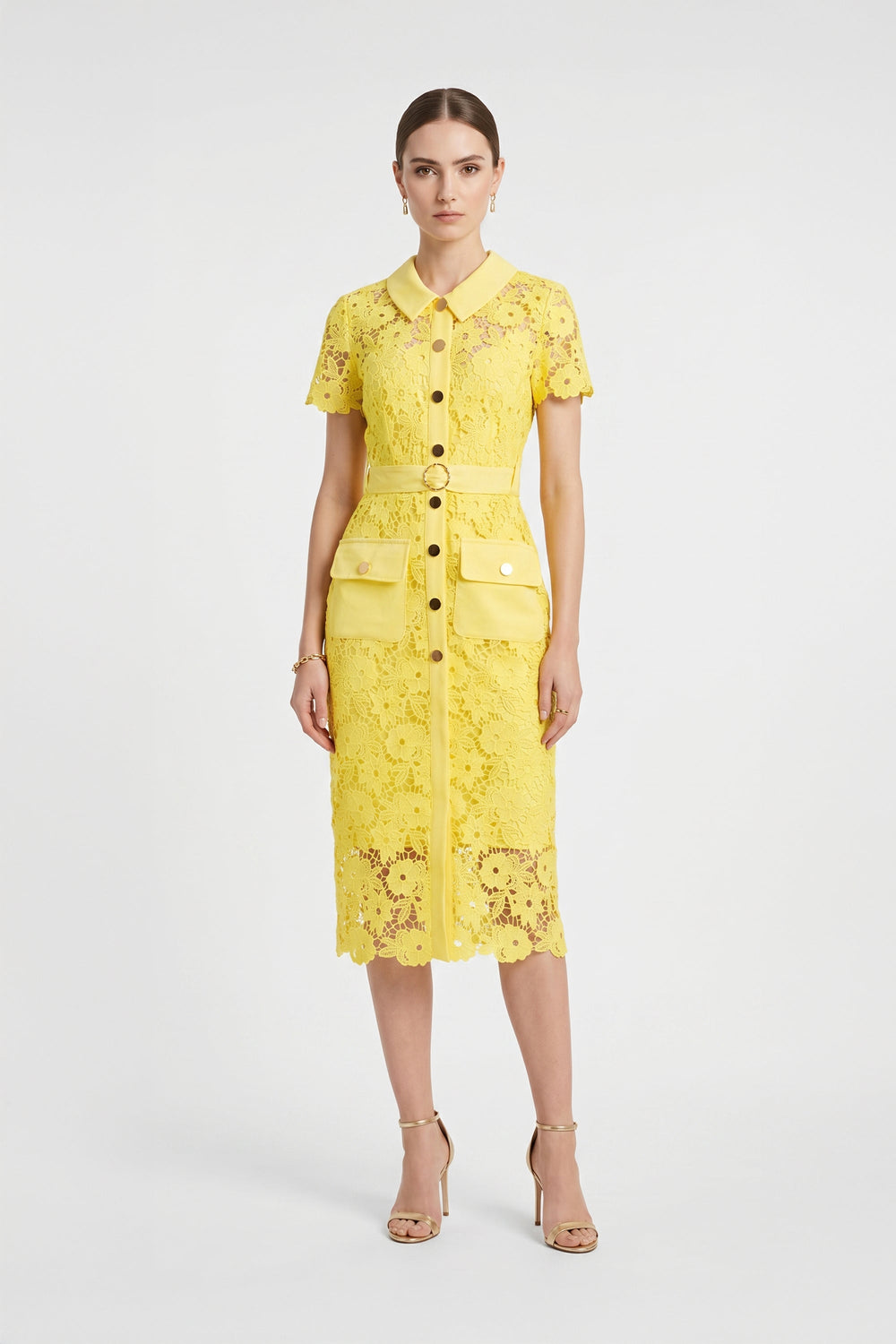 Alma Floral Lace Vestido - Reina Diaz