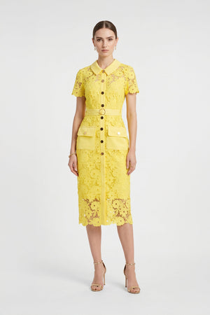 Alma Floral Lace Vestido - Reina Diaz