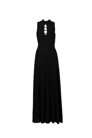 Amalia Cutout High-Neck Maxi Vestido 723081 - Reina Diaz
