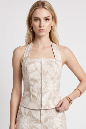 Amalia Halter Tropical Top 752835 BEI - Reina Diaz