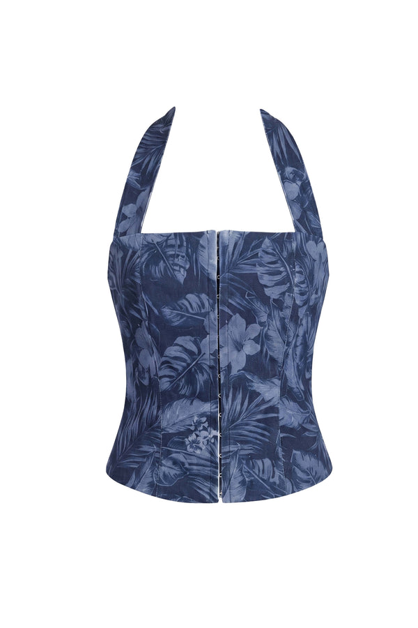 Amalia Halter Tropical Top 752835 MAR - Reina Diaz