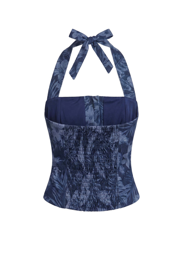 Amalia Halter Tropical Top 752835 MAR - Reina Diaz