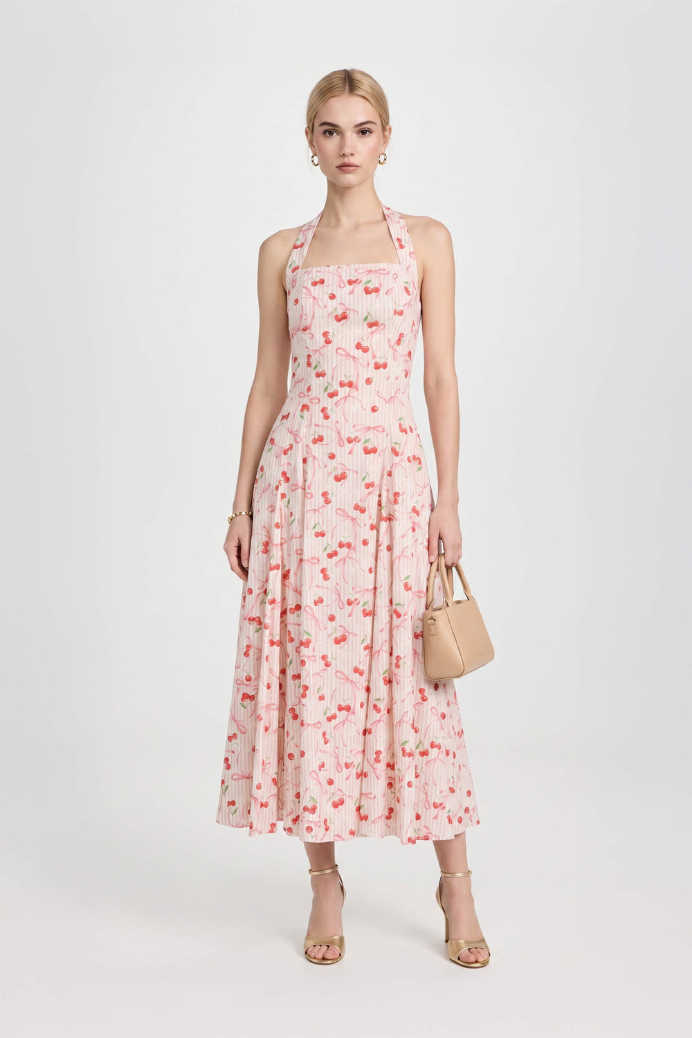 Amelie Halter Midi Dress 723131 EST - Reina Diaz