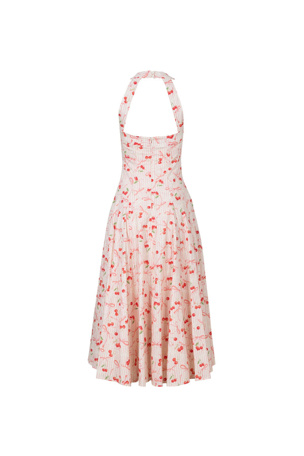 Amelie Halter Midi Dress 723131 EST - Reina Diaz