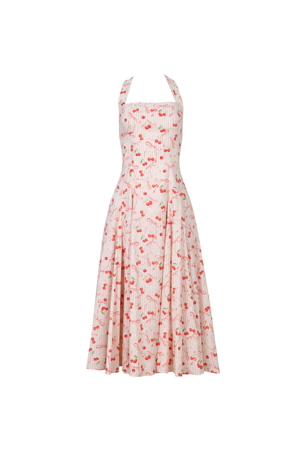 Amelie Halter Midi Dress 723131 EST - Reina Diaz