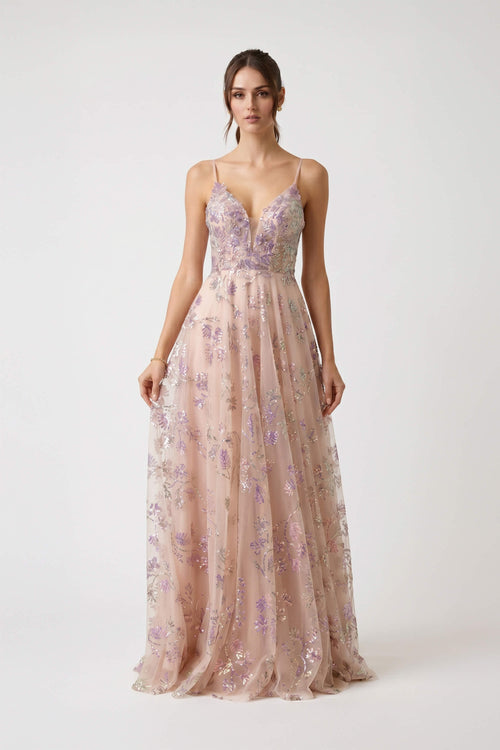 Amira Sweetheart A-Line Vestido Fiesta - Reina Diaz