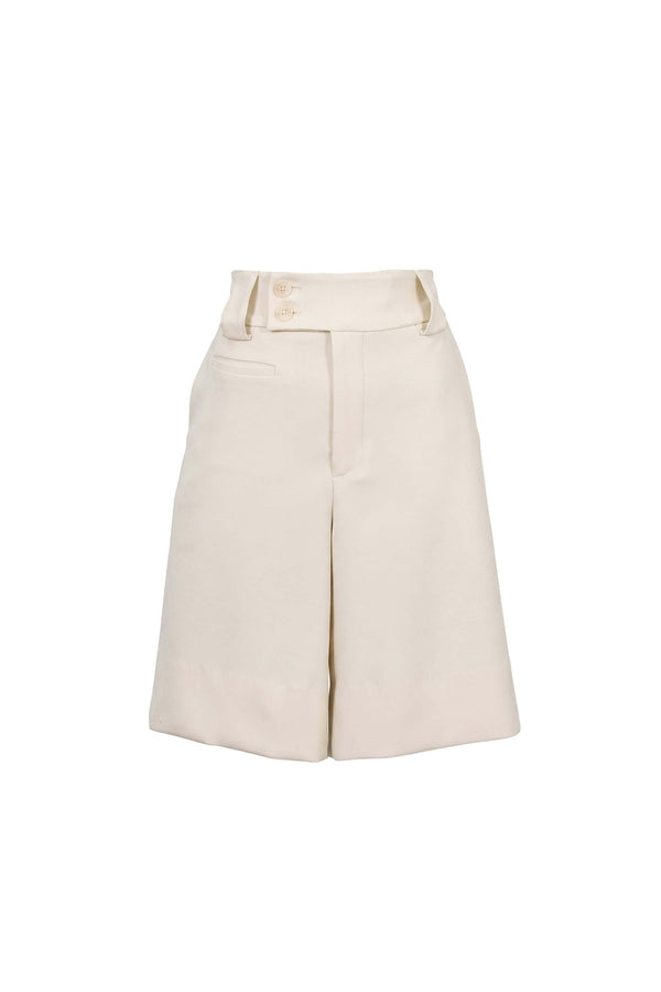 Antonia Asymmetric-Closure High-Waist Bermudas 731137 MAN - Reina Diaz