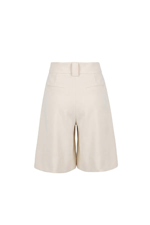 Antonia Asymmetric-Closure High-Waist Bermudas 731137 MAN - Reina Diaz