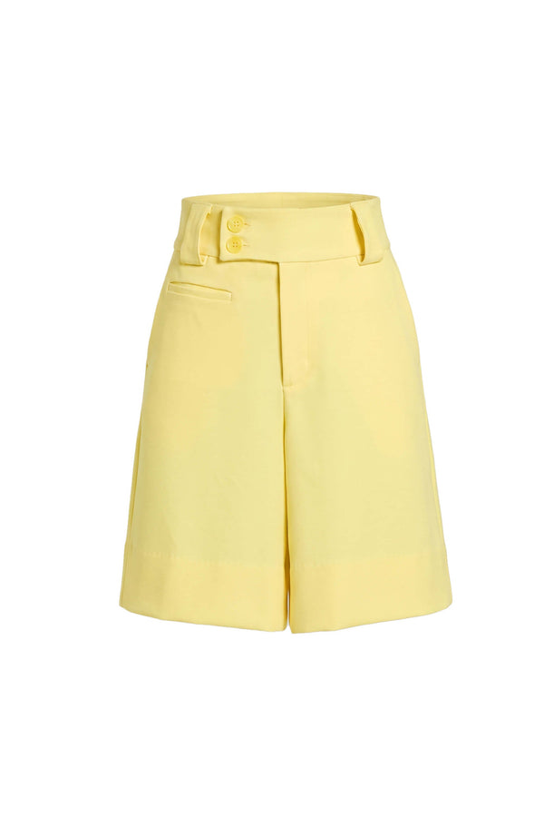 Antonia Asymmetric-Closure High-Waist Bermudas 731137 PAJ - Reina Diaz