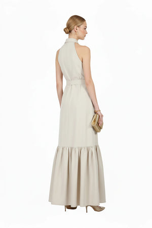 Aurelia Halter Maxi Vestido - Reina Diaz