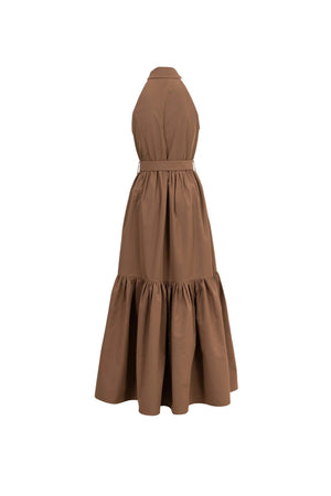 Aurelia Halter Maxi Vestido - Reina Diaz