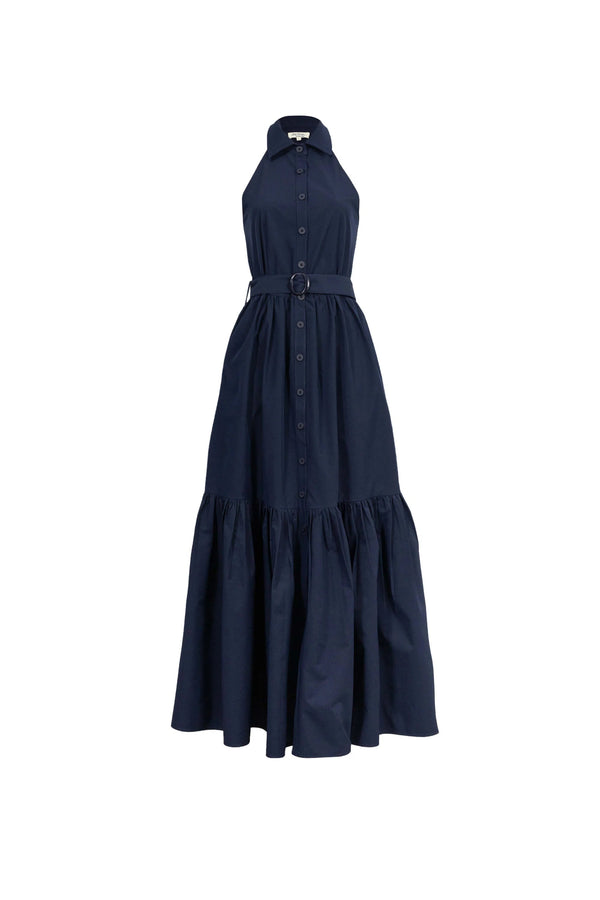 Aurelia Halter Maxi Vestido - Reina Diaz