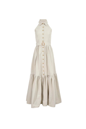 Aurelia Halter Maxi Vestido - Reina Diaz