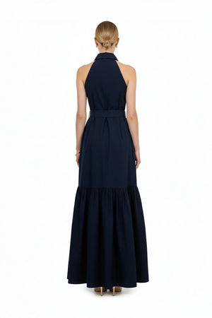 Aurelia Halter Maxi Vestido - Reina Diaz