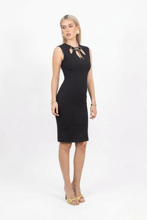 Aylin Crystal Bow Vestido - Reina Diaz