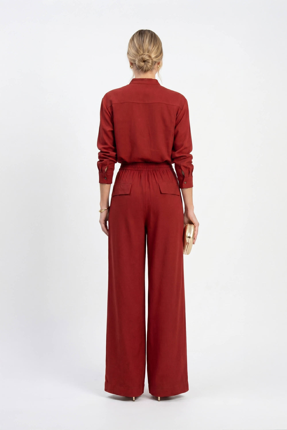Azucena Striped Wide - Leg Pants - Reina Diaz