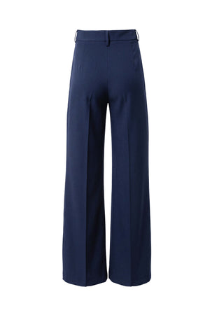 Beatrice High-Waist Wide-Leg Pantalón 532041 MAR - Reina Diaz