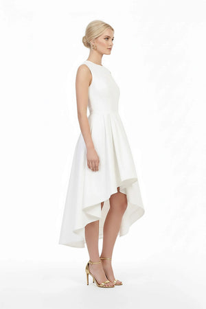 Beatriz Asymmetric High - Low Vestido - Reina Diaz