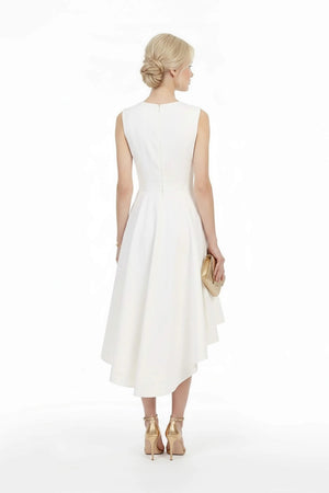Beatriz Asymmetric High - Low Vestido - Reina Diaz