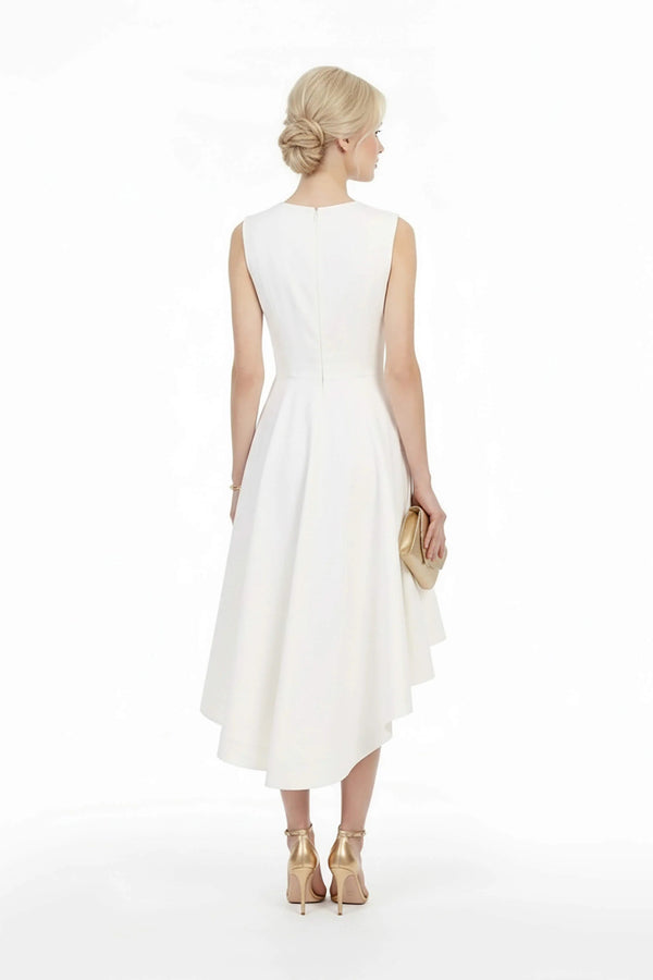 Beatriz Asymmetric High - Low Vestido - Reina Diaz