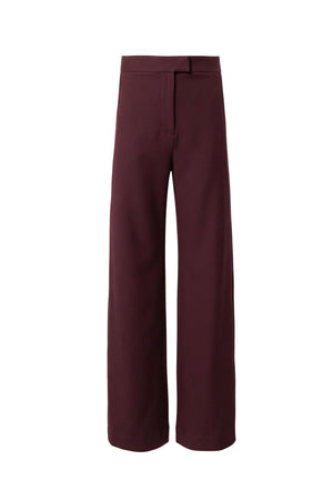 Berenice High-Waist Wide-Leg Burgundy Pantalón 532154 CHO - Reina Diaz