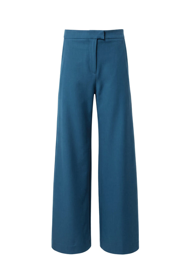 Berenice High-Waist Wide-Leg Burgundy Pantalón 532154 COB - Reina Diaz