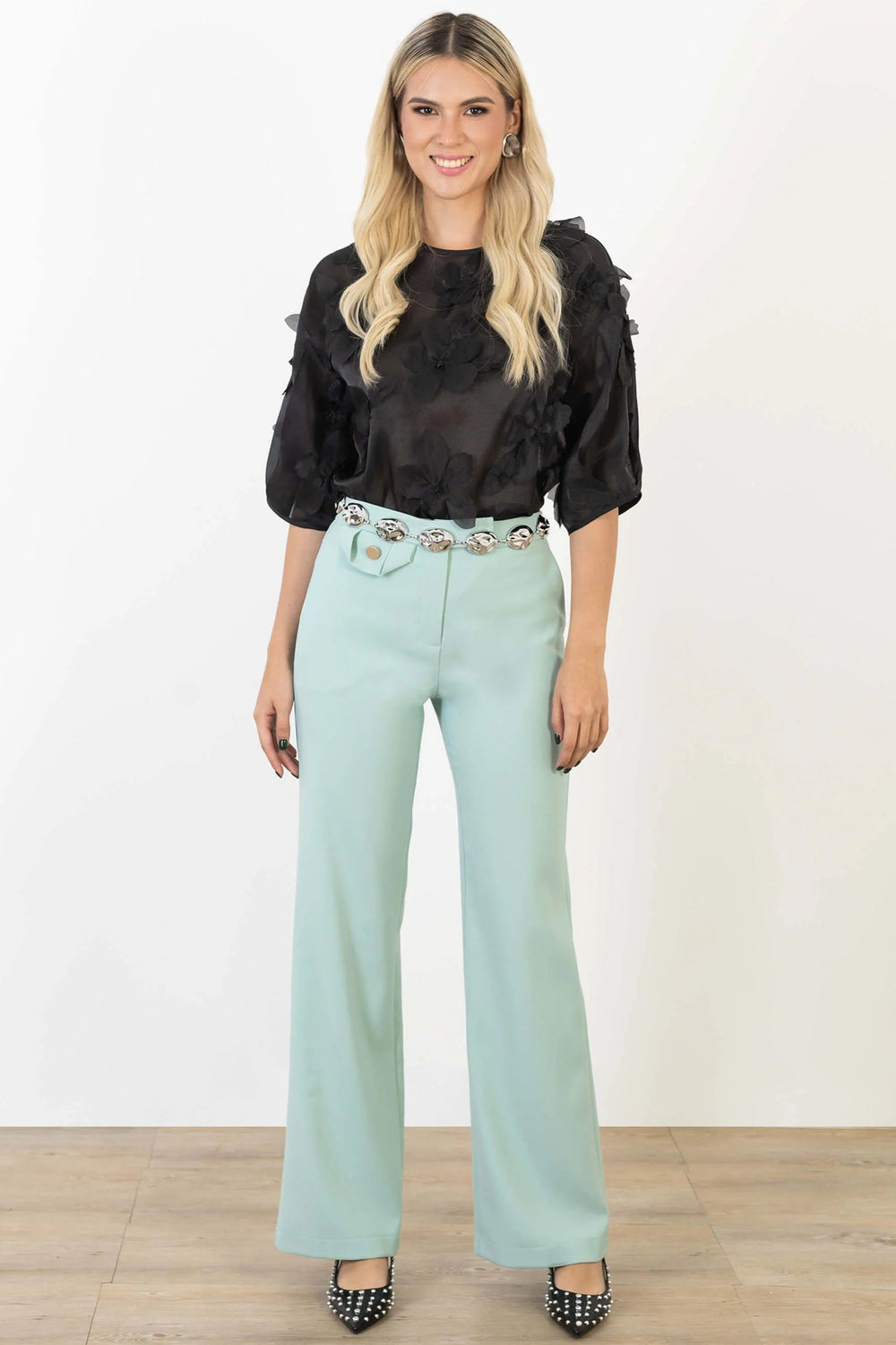 Blusa - 554122 - NEG - Reina Diaz