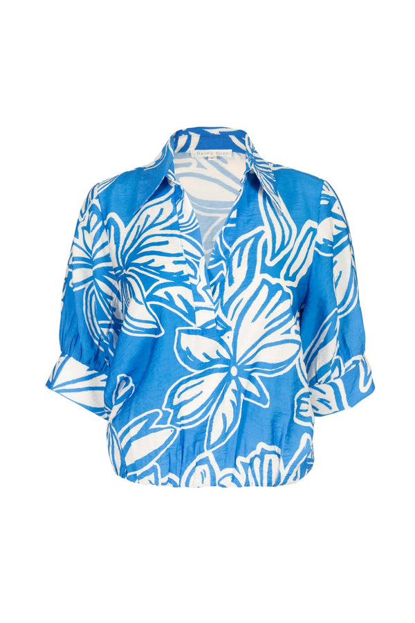 Blusa - 554190 - AZU - Reina Diaz