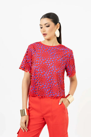 Blusa - 554221 - MOR - Reina Diaz