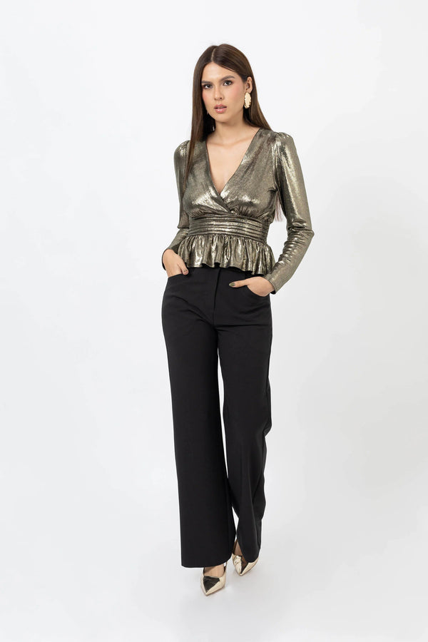 Blusa - 554279 - ORO - Reina Diaz