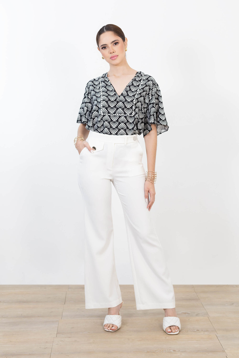 Blusa - 752733 - NEG - Reina Diaz